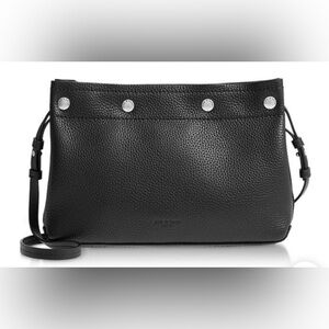 Rag & bone Black leather Studded compass crossbody bag